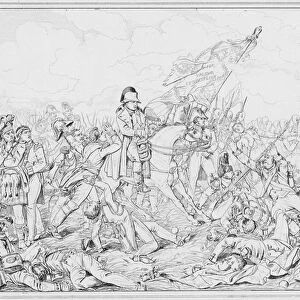 Napoleon a Waterloo, Napoleon at Waterloo (engraving)