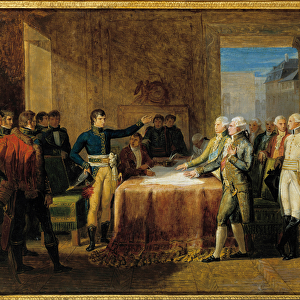 Napoleonic War: "Signature of the Preliminaries of the Peace of Leoben"