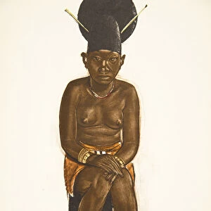 Napudre, femme de Tuba (Niangara) Haut Ouelle, from Dessins et Peintures d Afrique