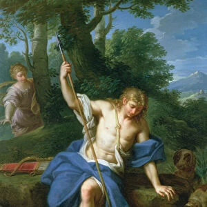 Narcissus and Echo (oil on canvas)