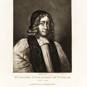 Nathaniel Crew, 3rd Baron Crew, Bishop of Durham. 1814 (engraving)