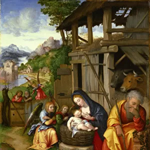 "Nativite"Peinture de Lorenzo Leonbruno (1480-1537) vers 1515 National Museum of Western Art, Tokyo