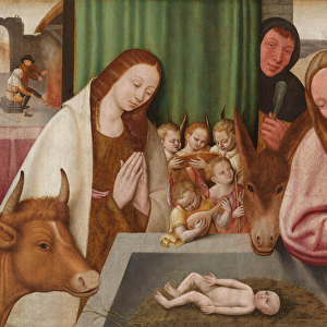 Nativity, c. 1550-1600 (oil on panel)