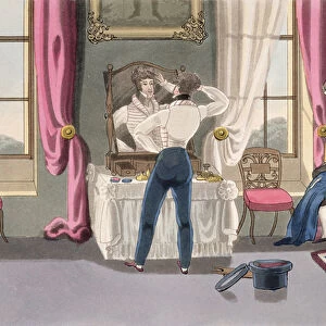 Negligence, plate 1 from The Necessary Qualifications of a Man of Fashion