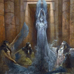 Neith (ou Neit) - The Godess Neith p- Peinture de Georges Clairin (1843-1919)