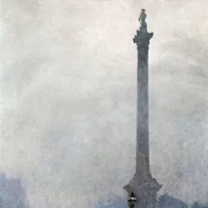 Nelsons Column in a Fog