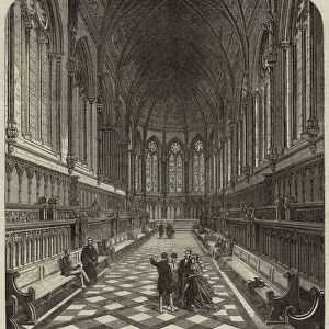The New Chapel of St Johns College, Cambridge (engraving)