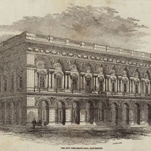 The New Free-Trade Hall, Manchester (engraving)