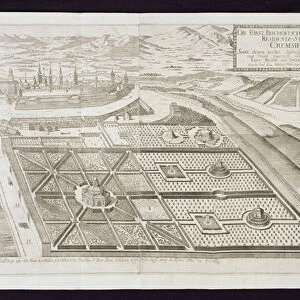 The new gardens at Cremsier, the residence of the Prince-Bishop, published c