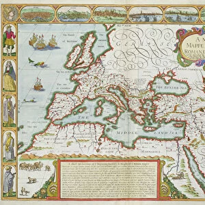 A New Map of the Roman Empire, from A Prospect of the Most Famous Parts of the World, pub