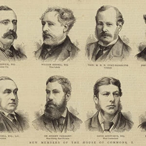 New Members of the House of Commons, X (engraving)