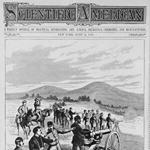 The new model Gatling Gun, from Scientific American, 14th June 1879