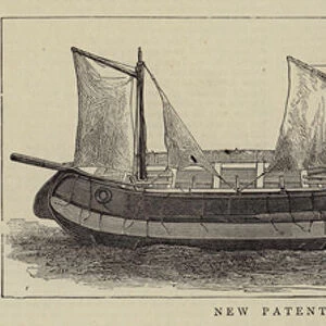 New Patent Reversible Lifeboat for Ships (engraving)