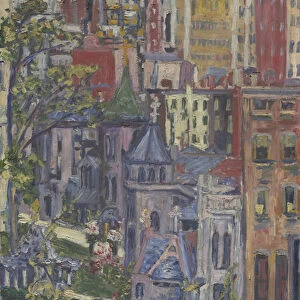 New York: The Little Church around the Corner, 1920 (oil on canvas)
