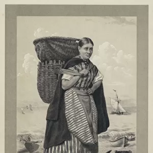 A Newhaven Fishwife (engraving)