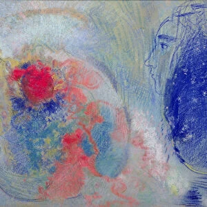 Night and Day, 1908-11 (pastel on paper)