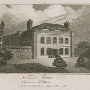 Norman House, north-end Fulham (engraving)
