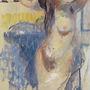 Nude Study (oil on canvas)