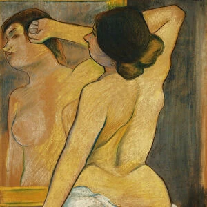 Nude Woman in Front of a Mirror; Femme nue Devant un Miroir