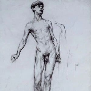 Nude Young Man (pencil on paper)