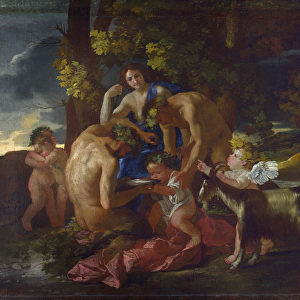 The Nurture of Bacchus, c. 1628-29 (oil on canvas)
