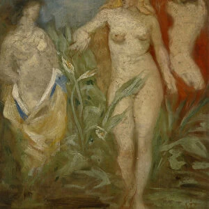 Nymph Girls, 1885 (oil on canvas)