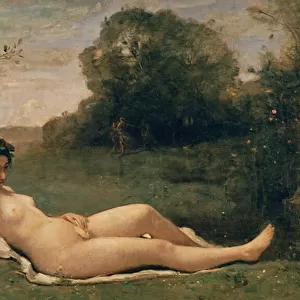 Nymph reclining, c. 1857-58 (oil on canvas)