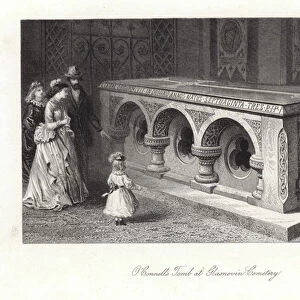 O Connells tomb at Glasnevin Cemetery (engraving)