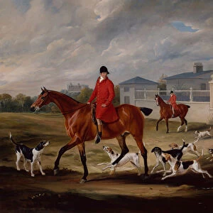 The Oakley Hunt (oil on canvas)