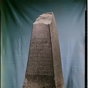 Obelisk of Manishtusu (2269-2218 BC) from Susa, c. 2270 BC (diorite)