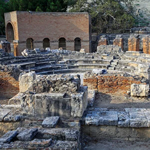 Odeon ruins of Gortyna, Crete, 1st century BC