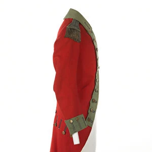 Officers coatee, 49th Regiment of Foot, 1770 circa (fabric)