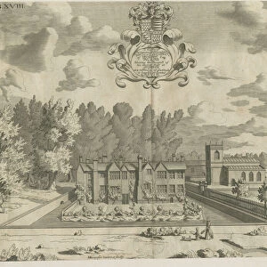Okeover Hall: engraving, nd [1653 - 1686] (print)