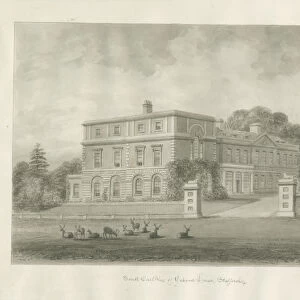 Okeover Hall: sepia wash drawing, 1847 (drawing)