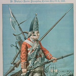 The Old Guard, Armed Yet Defenceless, from St. Stephens Review Presentation Cartoon