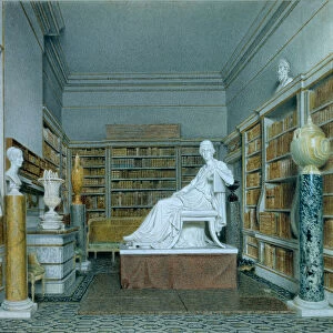 The Old Library, Chatsworth (w / c on paper)