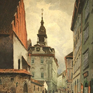 The Old New Synagogue and the Jewish Town-Hall, Prague, 1910 (drawing)