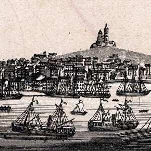 The old port of Marseille in "The world illustrates 168 views"