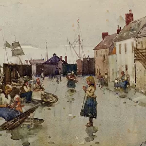 Old Shore Head, Arbroath, 1889 (w / c)