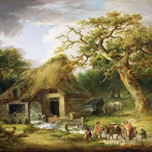 The Old Water Mill, 1790 (oil on canvas)