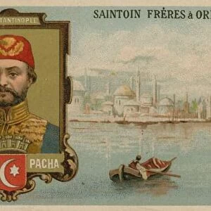 Omar Pasha, Ottoman general and governor (chromolitho)
