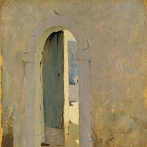 Open Doorway, Morocco, 1879-80 (oil on wood)