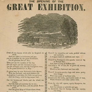 The Opening of the Great Exhibition (engraving)