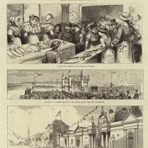 Opening of New Public Improvements at Southport (engraving)