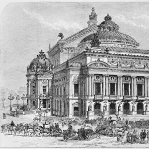 The Opera during the Siege of Paris, 1871 (engraving)