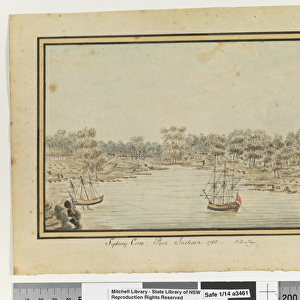 Opp. p. 84. Sydney Cove, Port Jackson. 1788, c. 1802 (w / c)