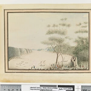 Opp. p. 90. View in Broken Bay New South Wales. March 1788, c. 1802 (w / c)