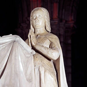 Orant of the tomb of Anne of Brittany (1477-1514) and Louis XII