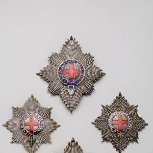 Order of the Garter - Four plates (obverse) (18th-19th century)