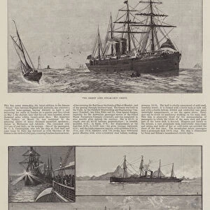 Orient Line Steamship Ormuz (engraving)